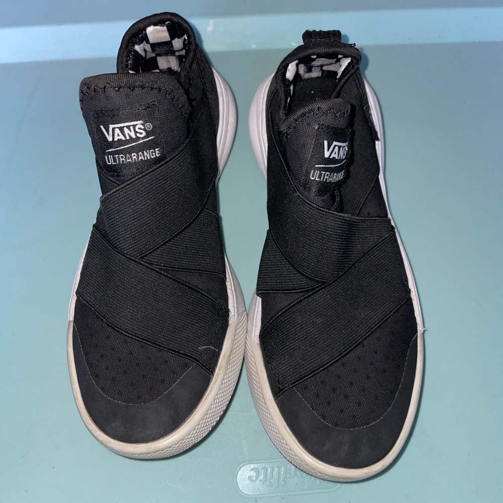 Vans Women Sneakers Black UltraRange Gore Slip On Shoes Athletic Size 5